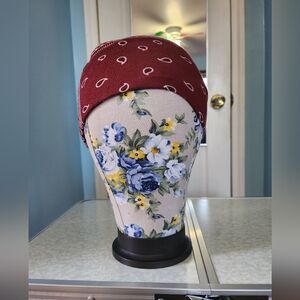 Women's paisley patterned headband (red,light blue or navy blue)
